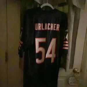 Men’s Reebok Sz L NFL players Urlacher nylon , navy blue